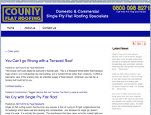 Tablet Screenshot of blog.countyflatroofing.co.uk